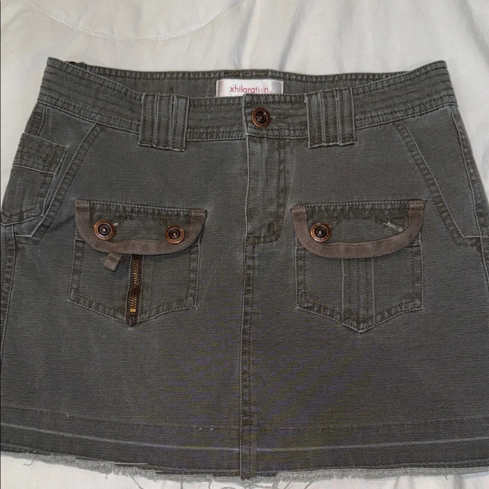 Xhilaration Charcoal‎ Mini Skirt